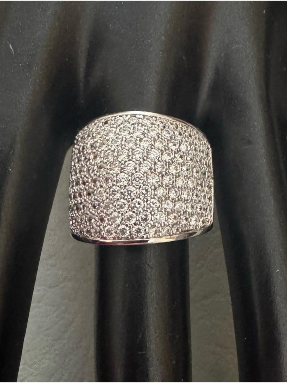 New Crystal Pave Ring